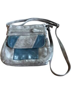 Angel Kiss Two-Tone Leather Crossbody Bag